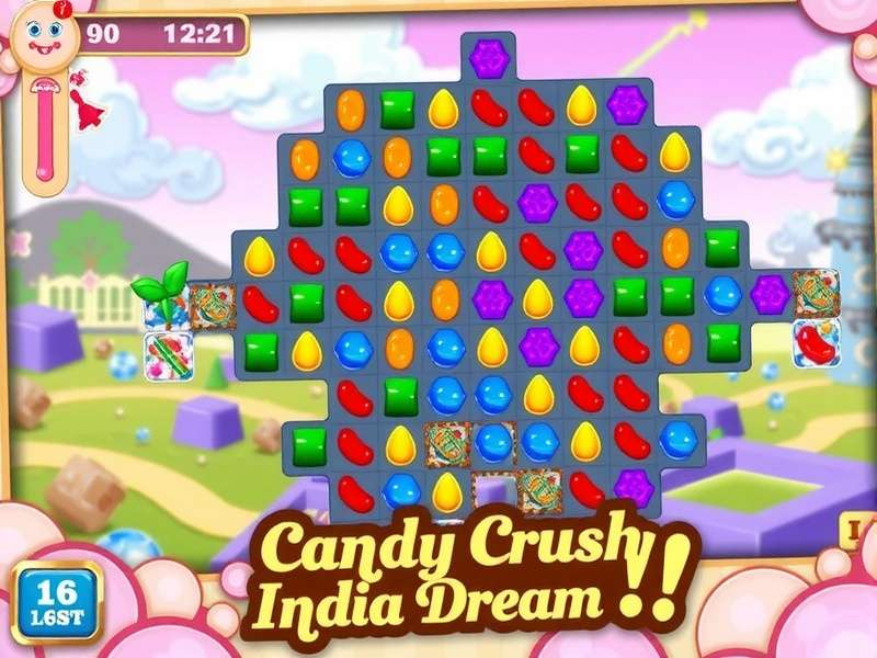 Candy Crush India Dream Main Game Screen Candy Crush India Dream Game Screenshot